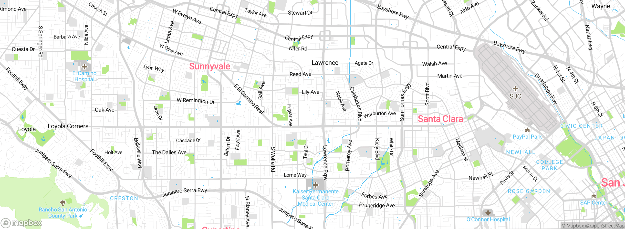 Map showing approximate location