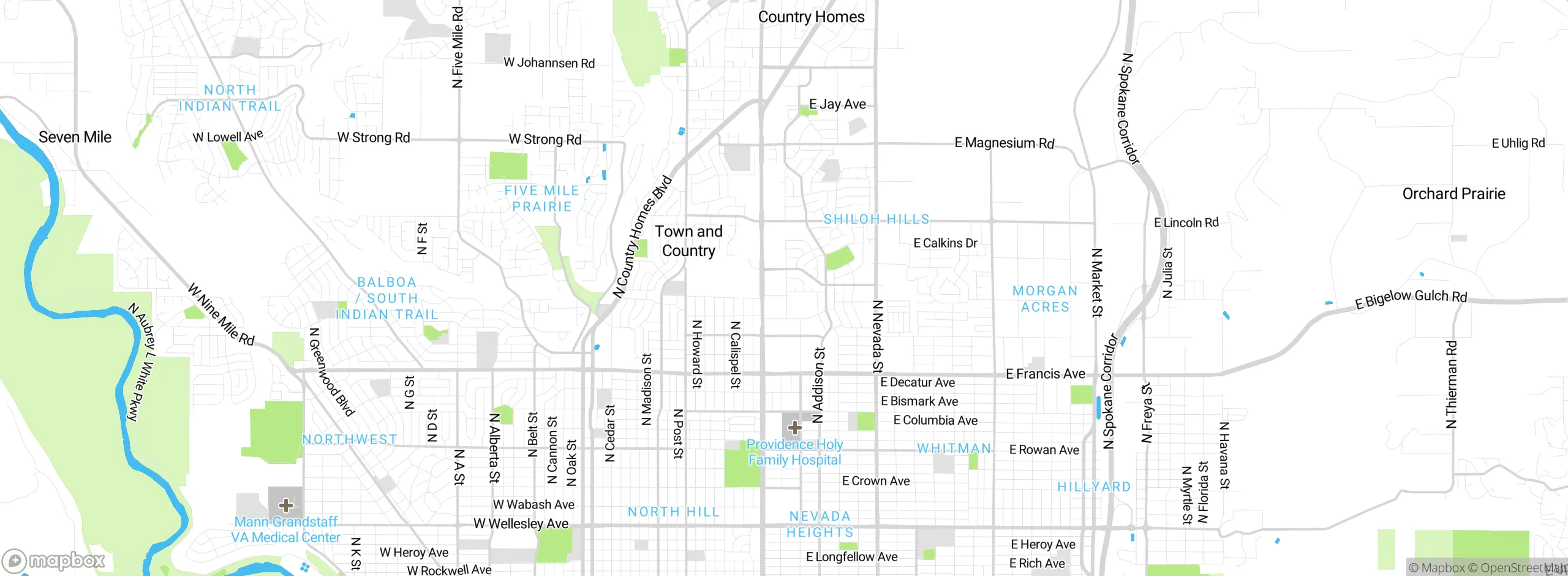 Map showing approximate location
