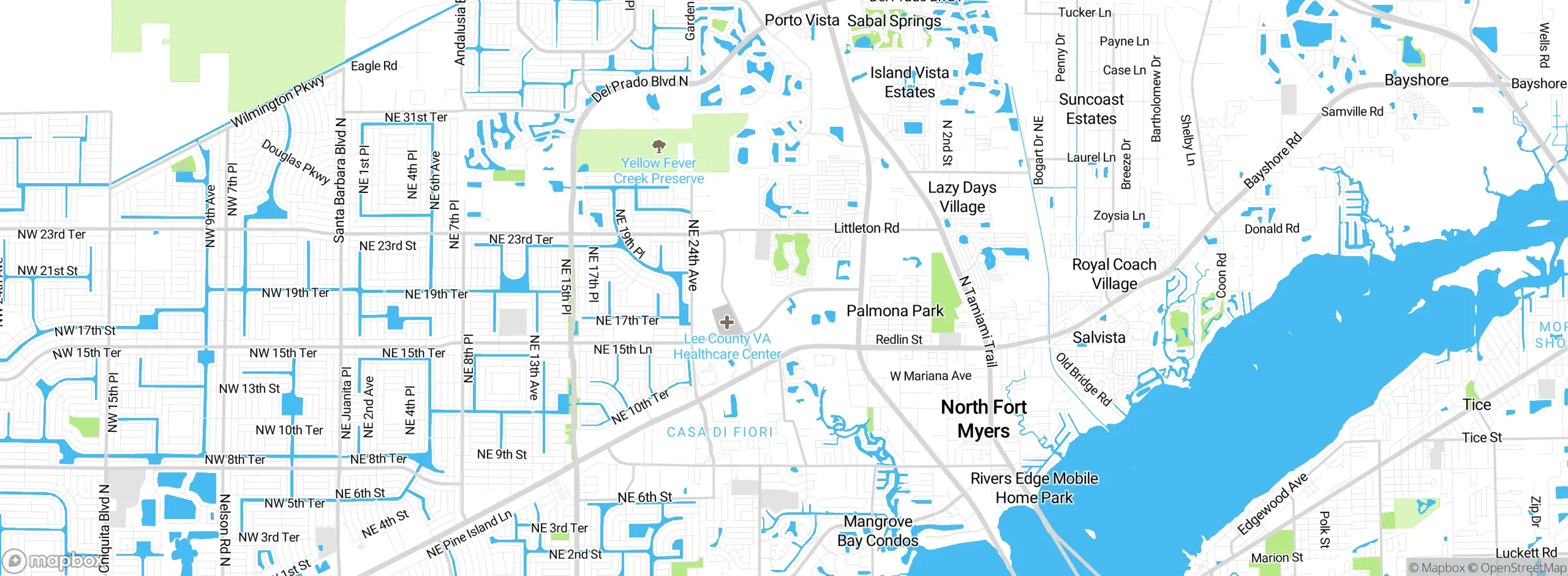 Map showing approximate location
