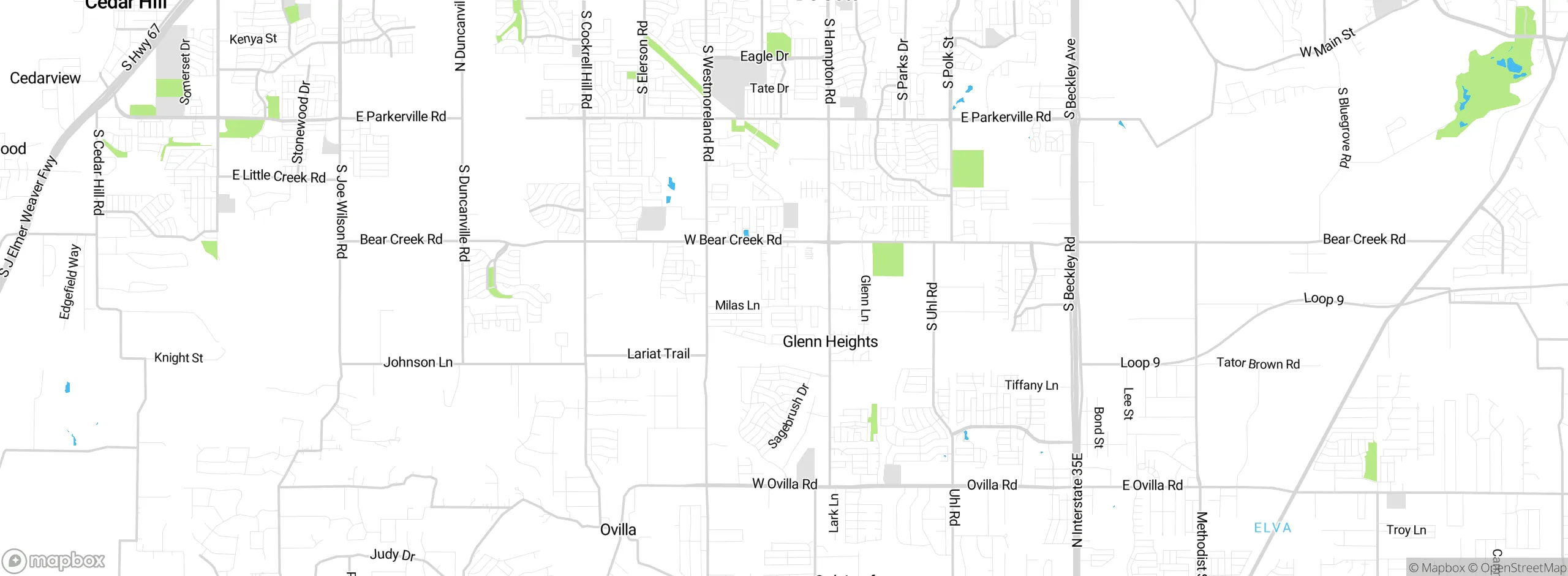 Map showing approximate location