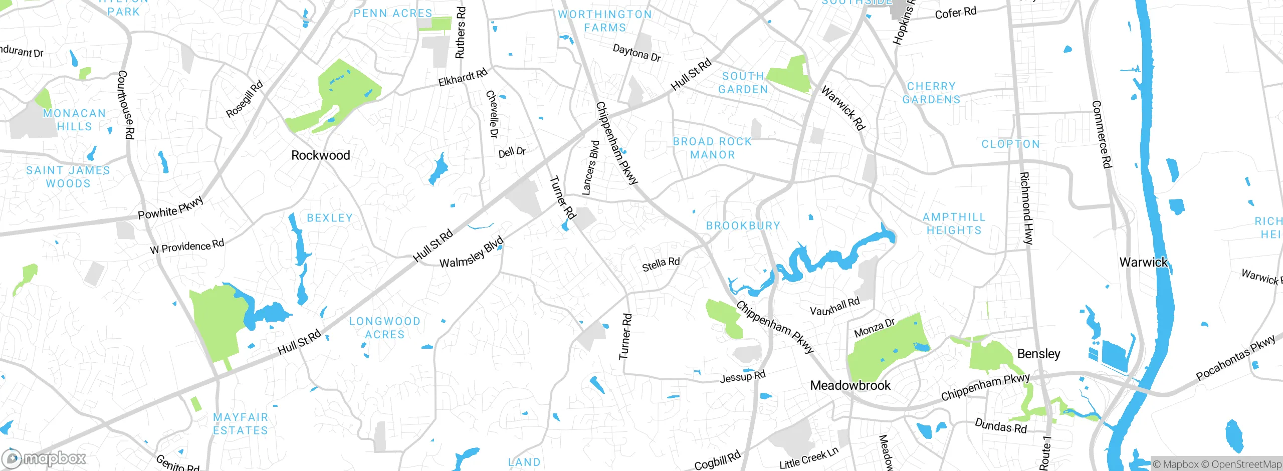 Map showing approximate location