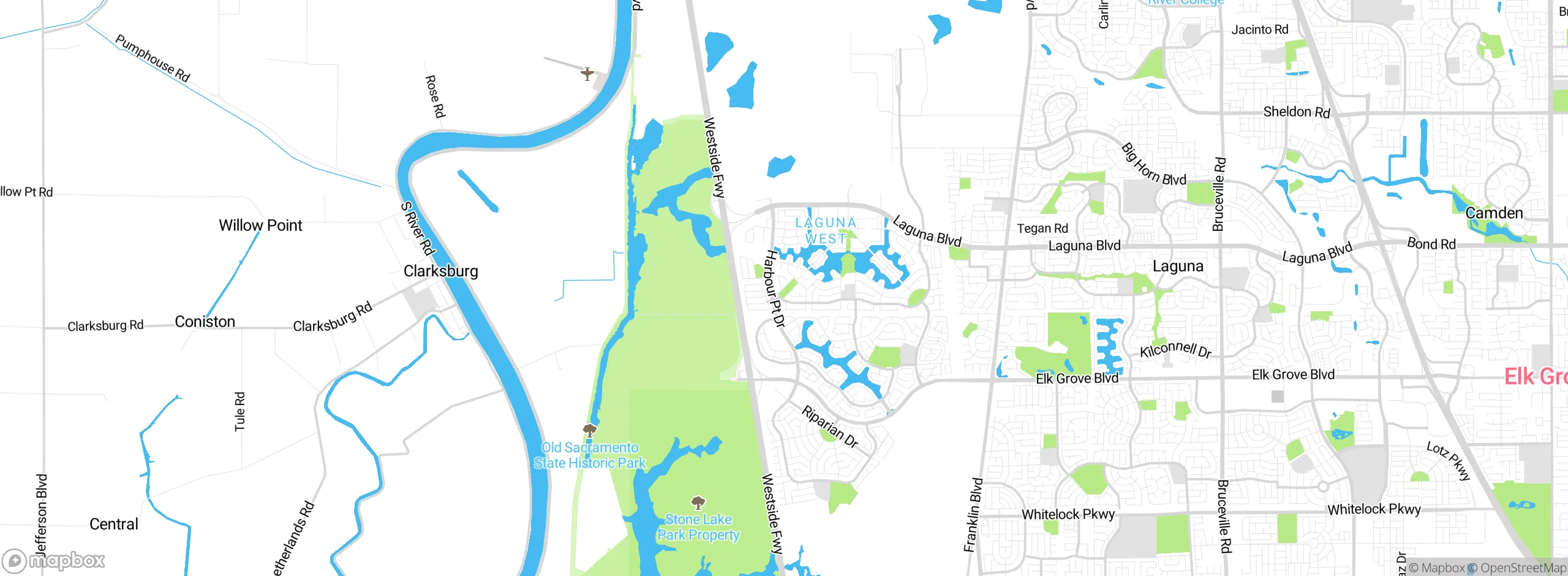 Map showing approximate location