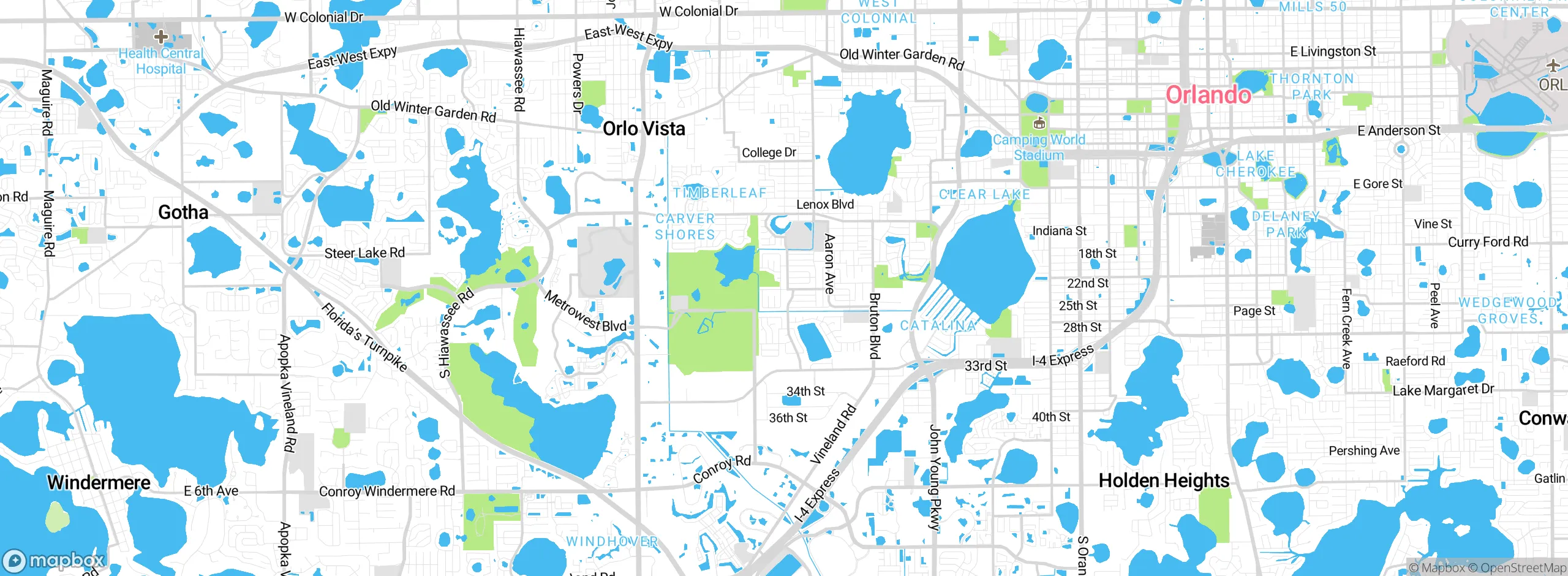 Map showing approximate location