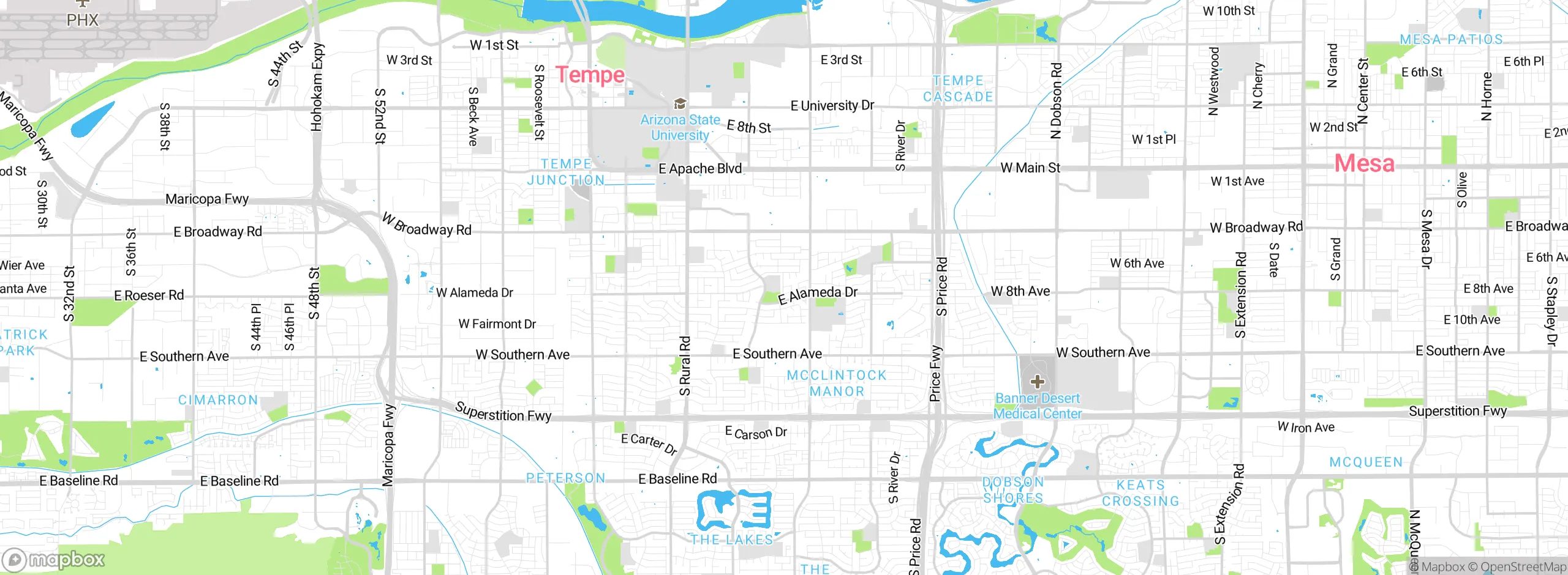 Map showing approximate location
