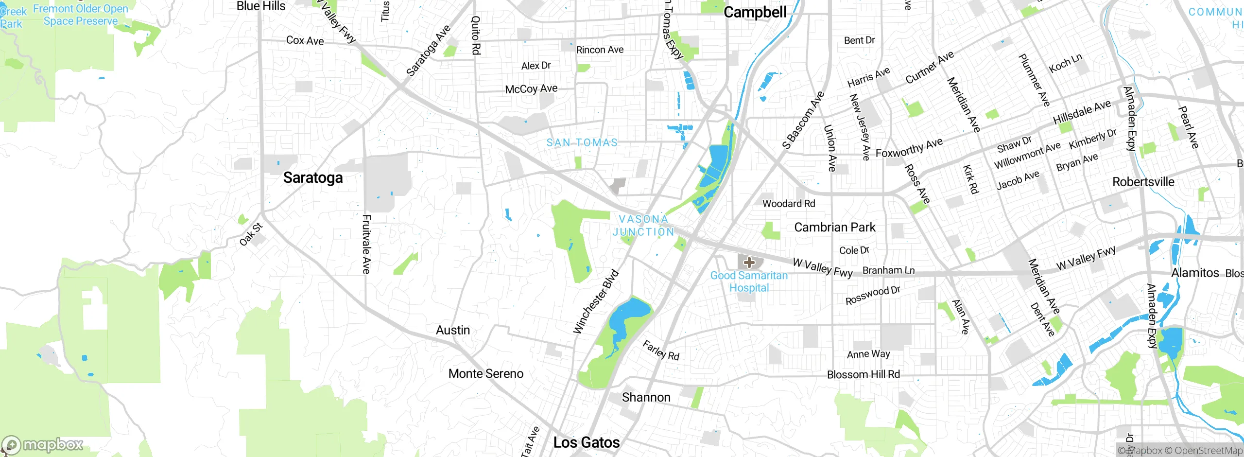 Map showing approximate location