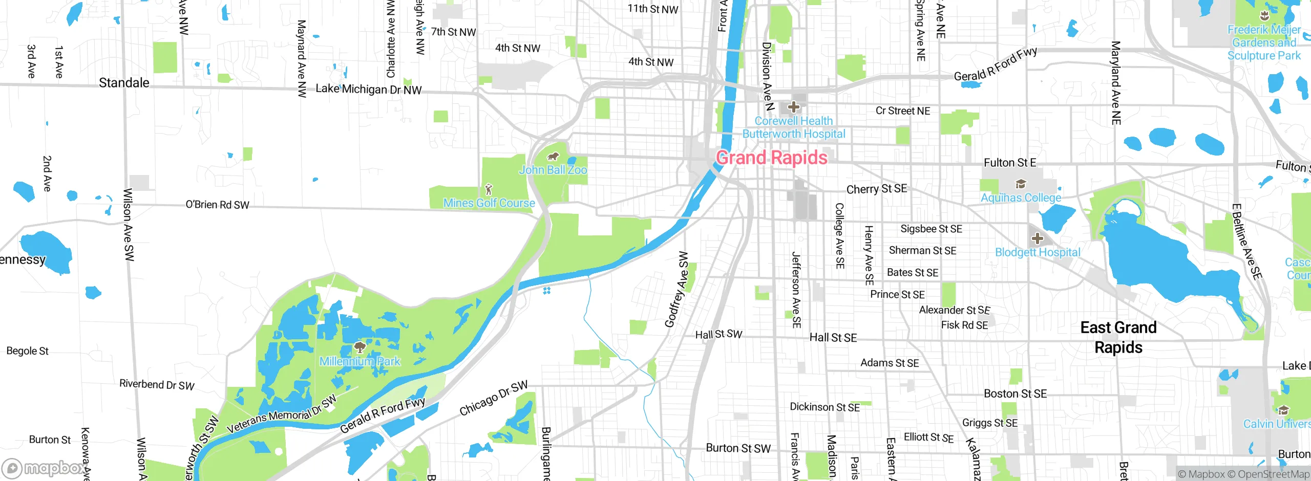 Map showing approximate location