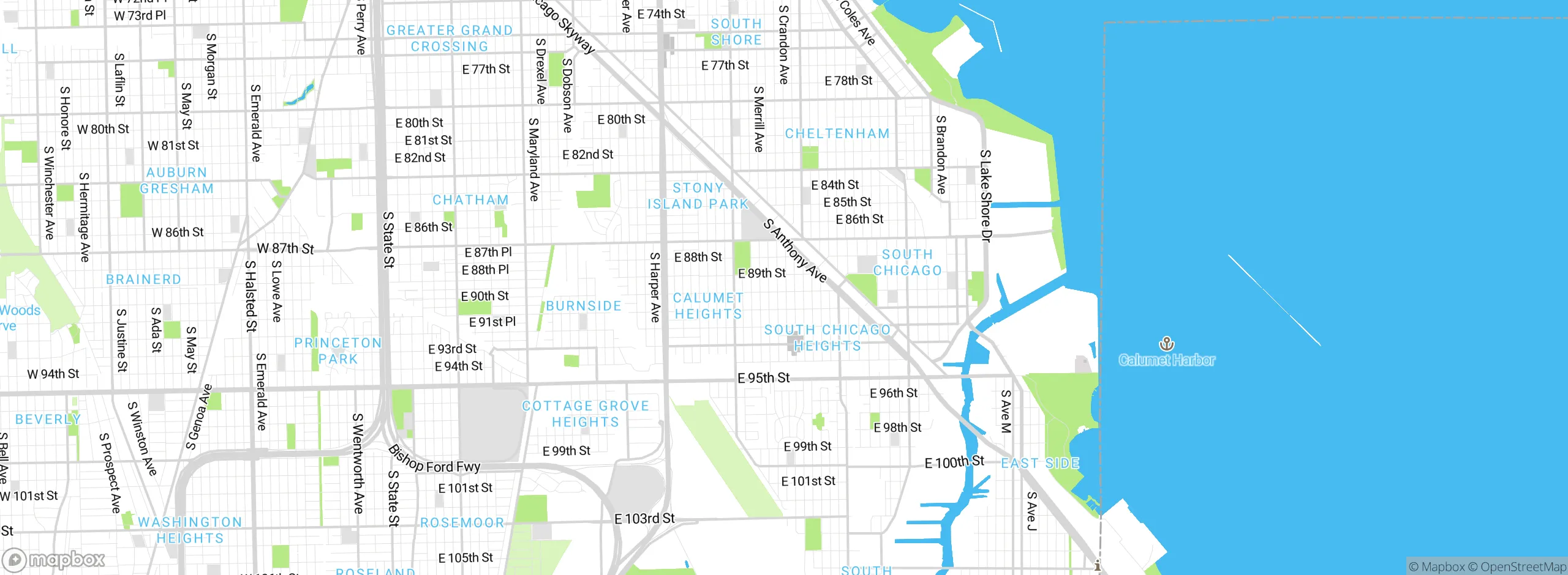 Map showing approximate location