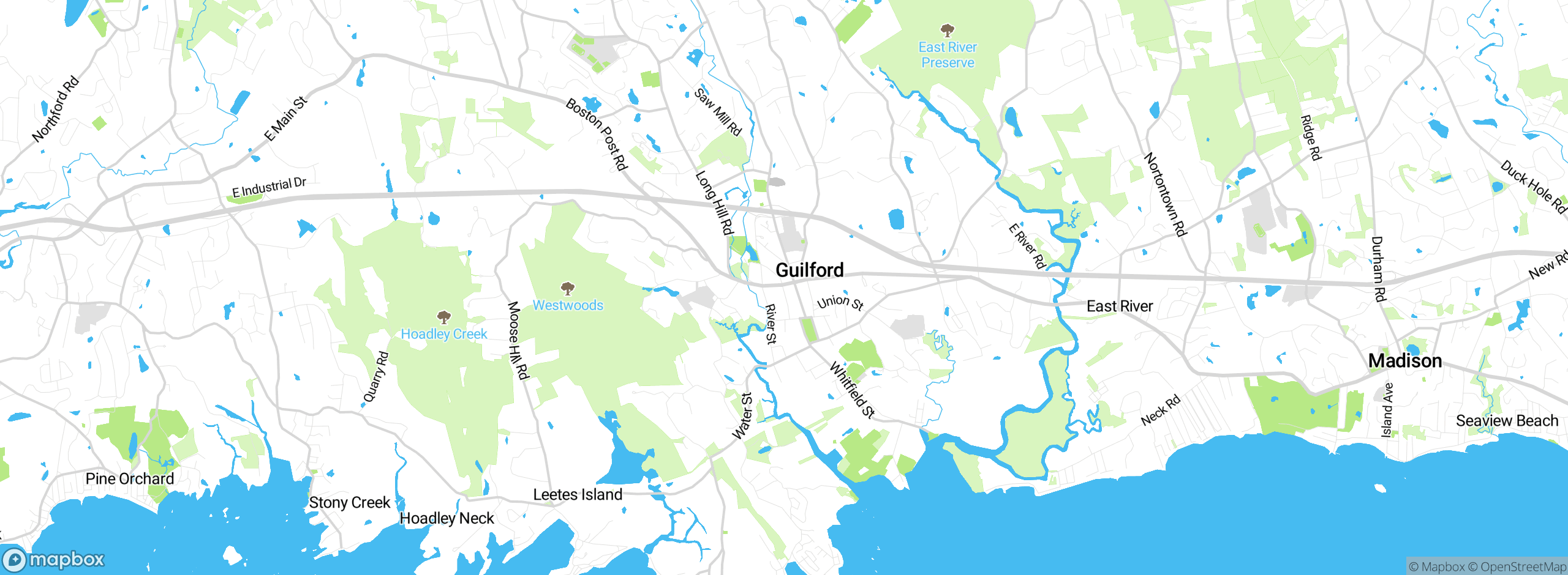 Map showing approximate location