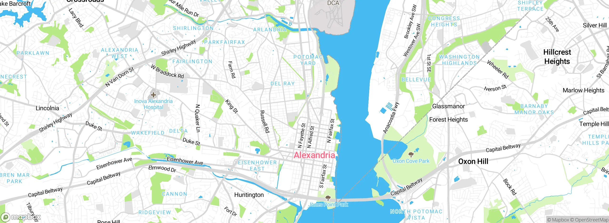 Map showing approximate location