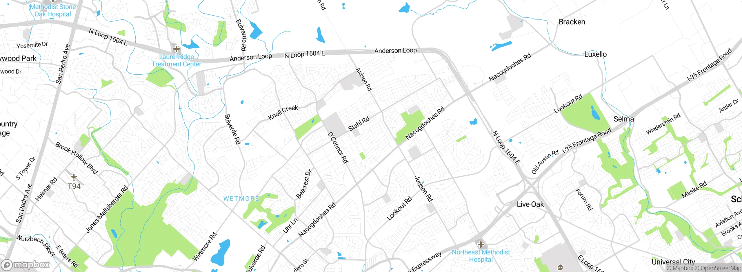 Map showing approximate location