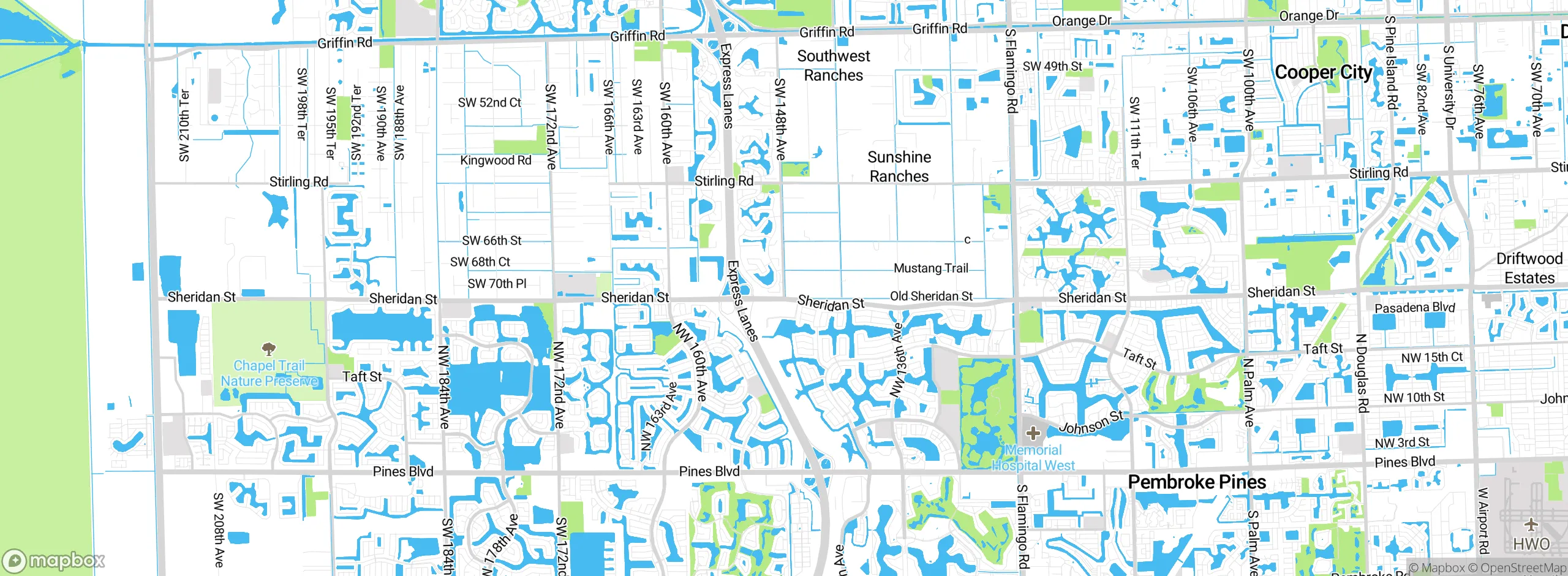 Map showing approximate location
