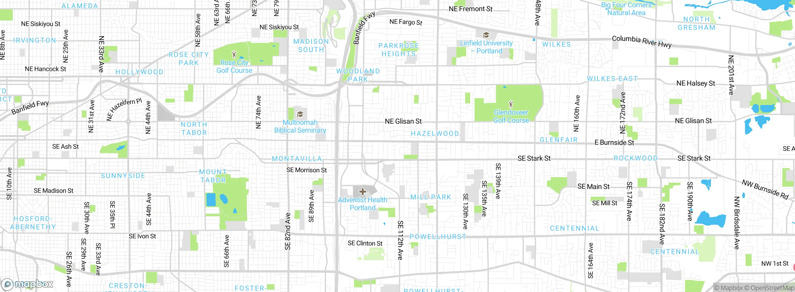 Map showing approximate location