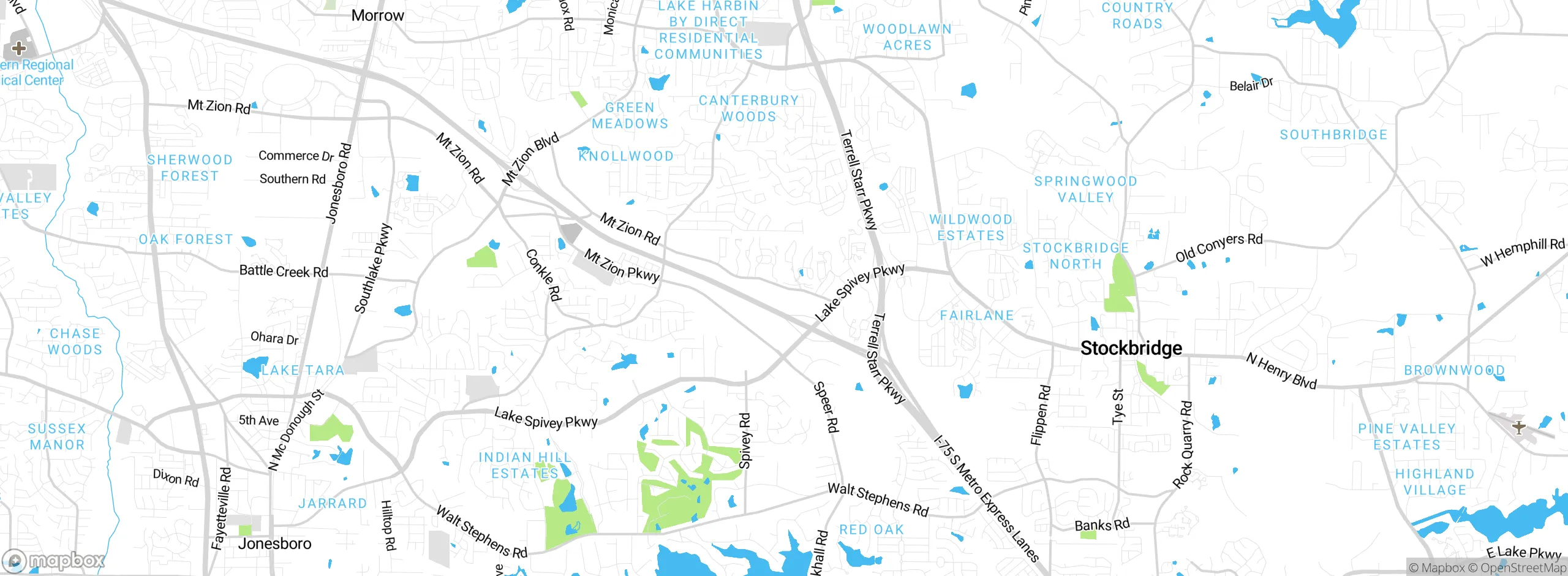 Map showing approximate location
