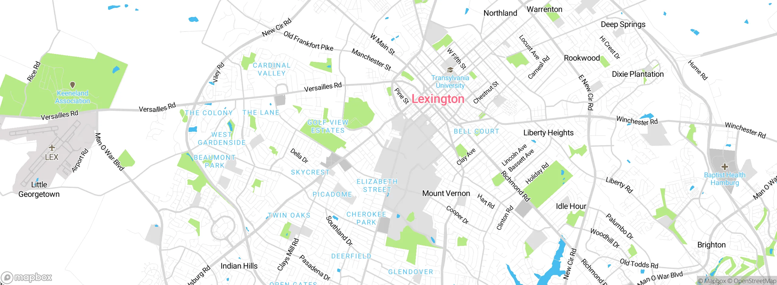 Map showing approximate location