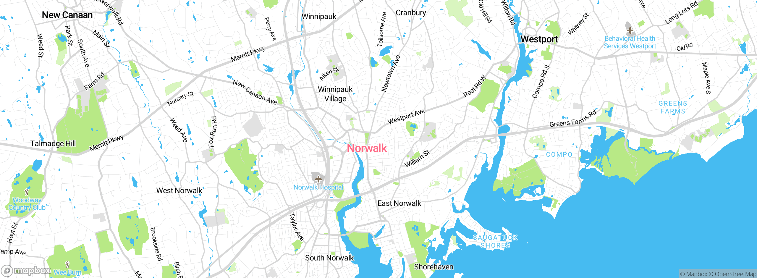 Map showing approximate location