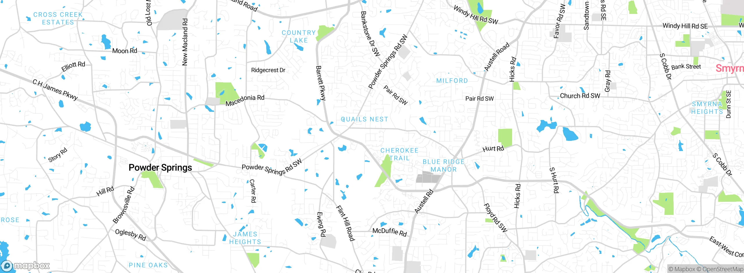 Map showing approximate location
