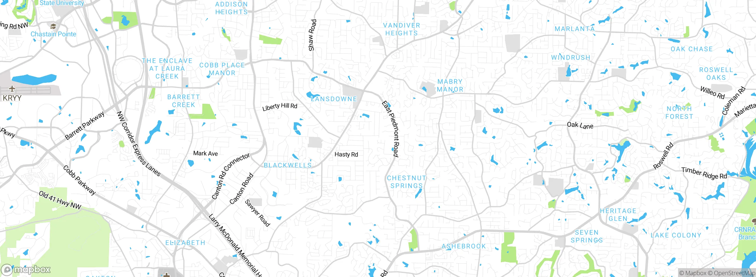 Map showing approximate location
