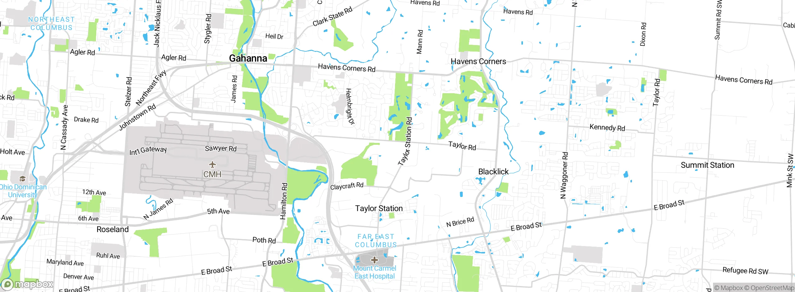 Map showing approximate location