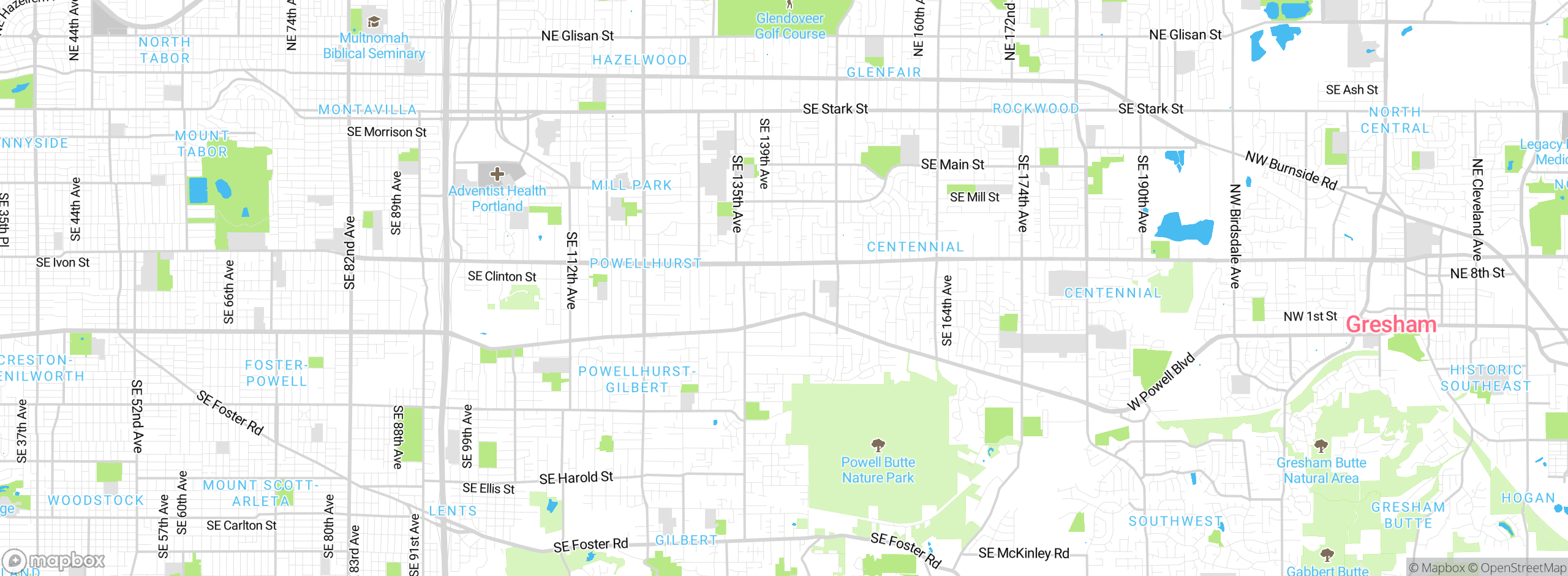 Map showing approximate location