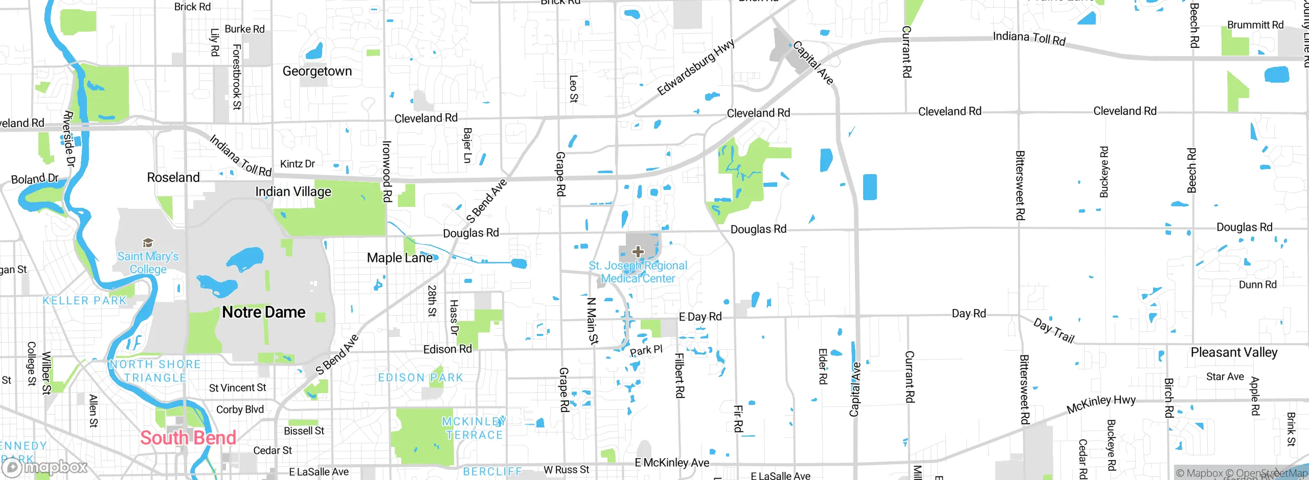 Map showing approximate location
