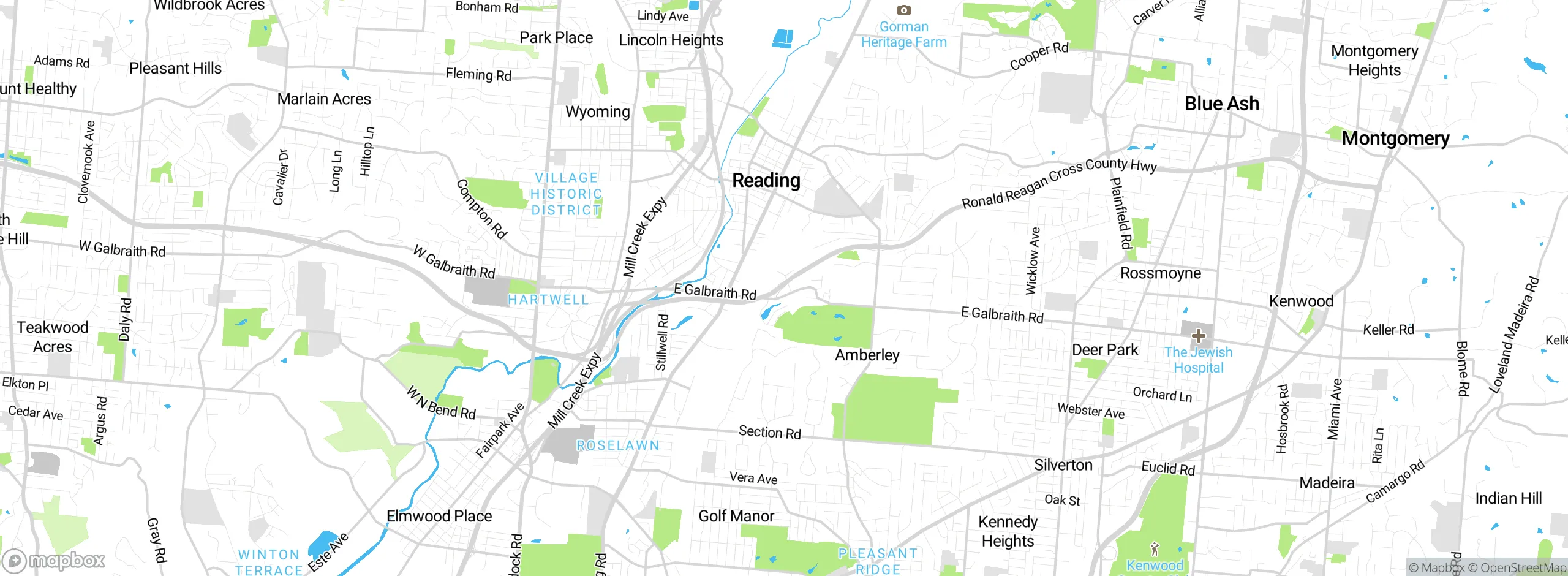 Map showing approximate location