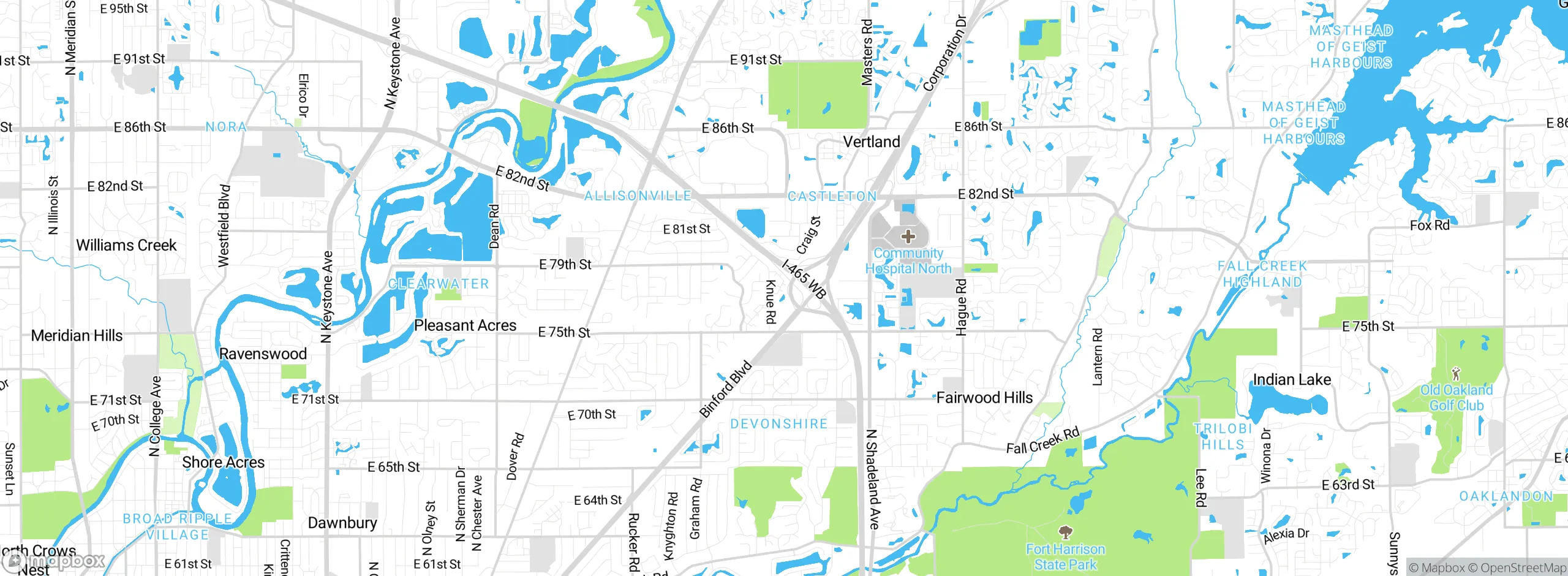 Map showing approximate location