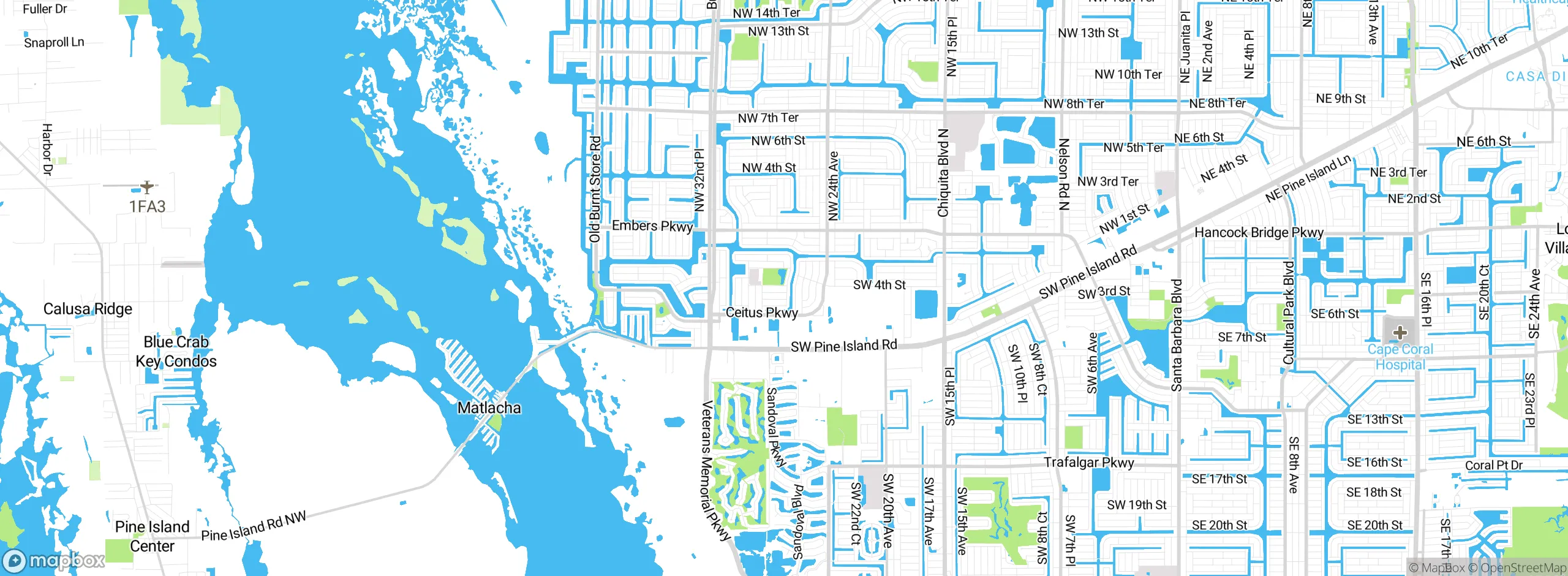 Map showing approximate location