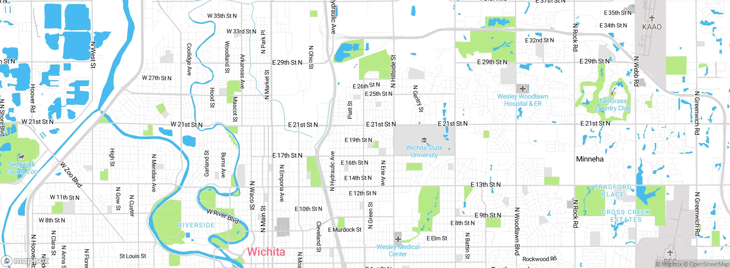Map showing approximate location