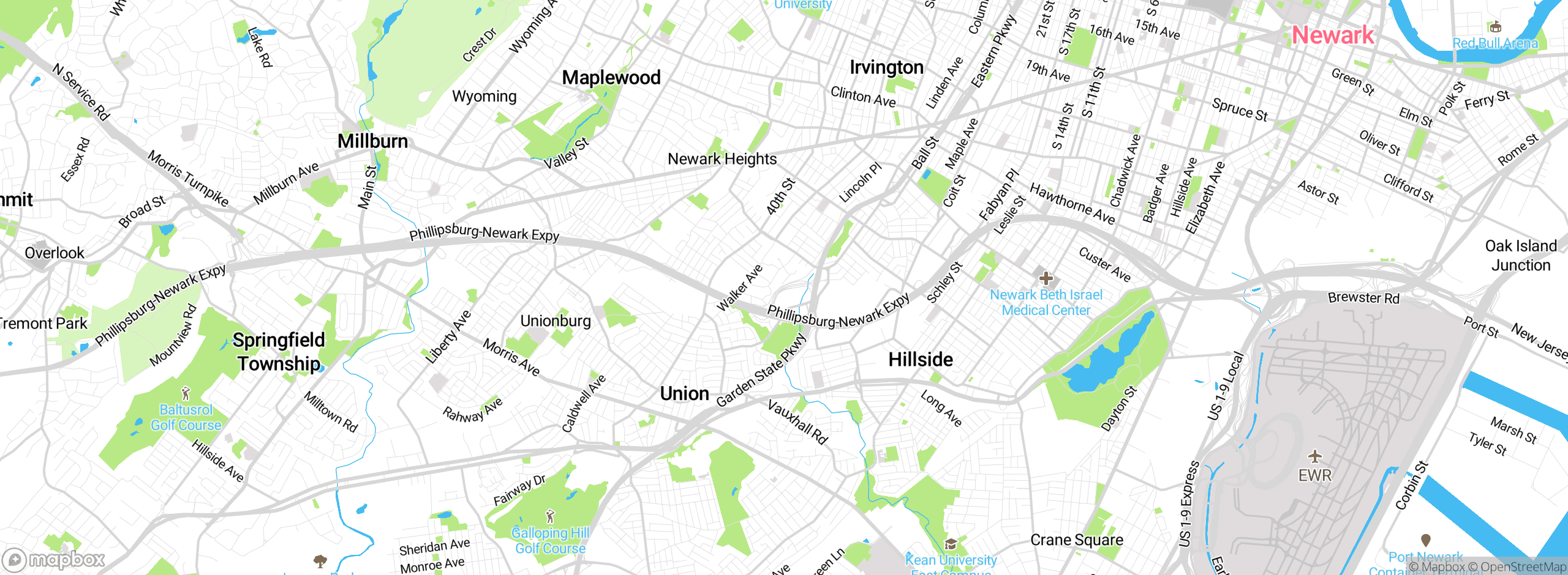 Map showing approximate location