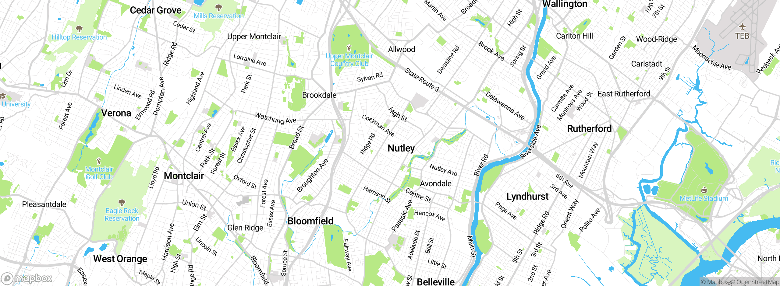 Map showing approximate location