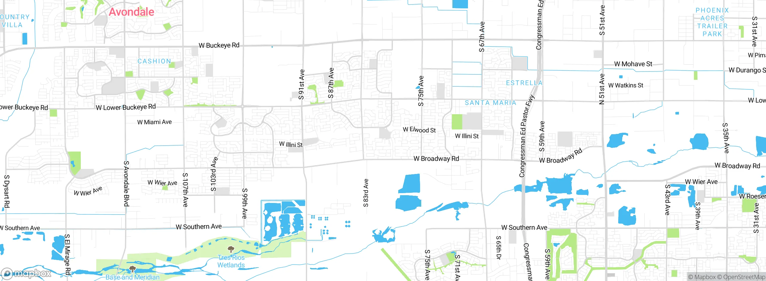 Map showing approximate location