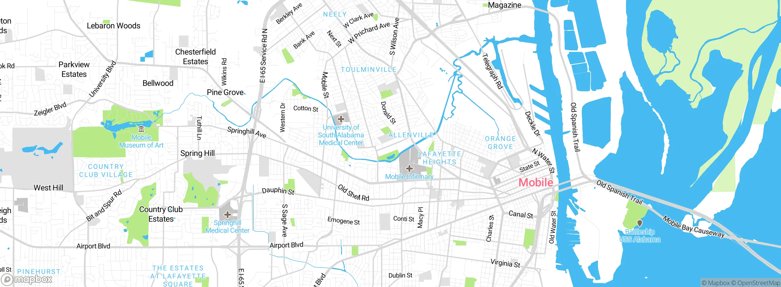 Map showing approximate location