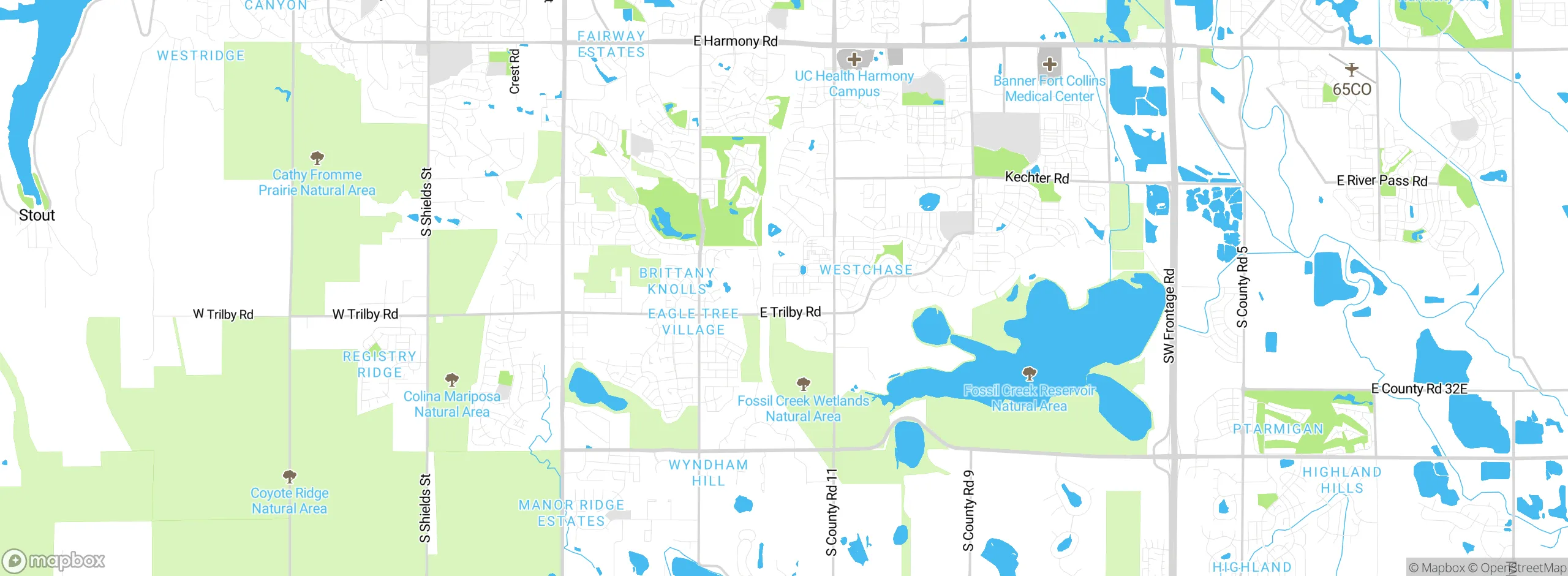 Map showing approximate location