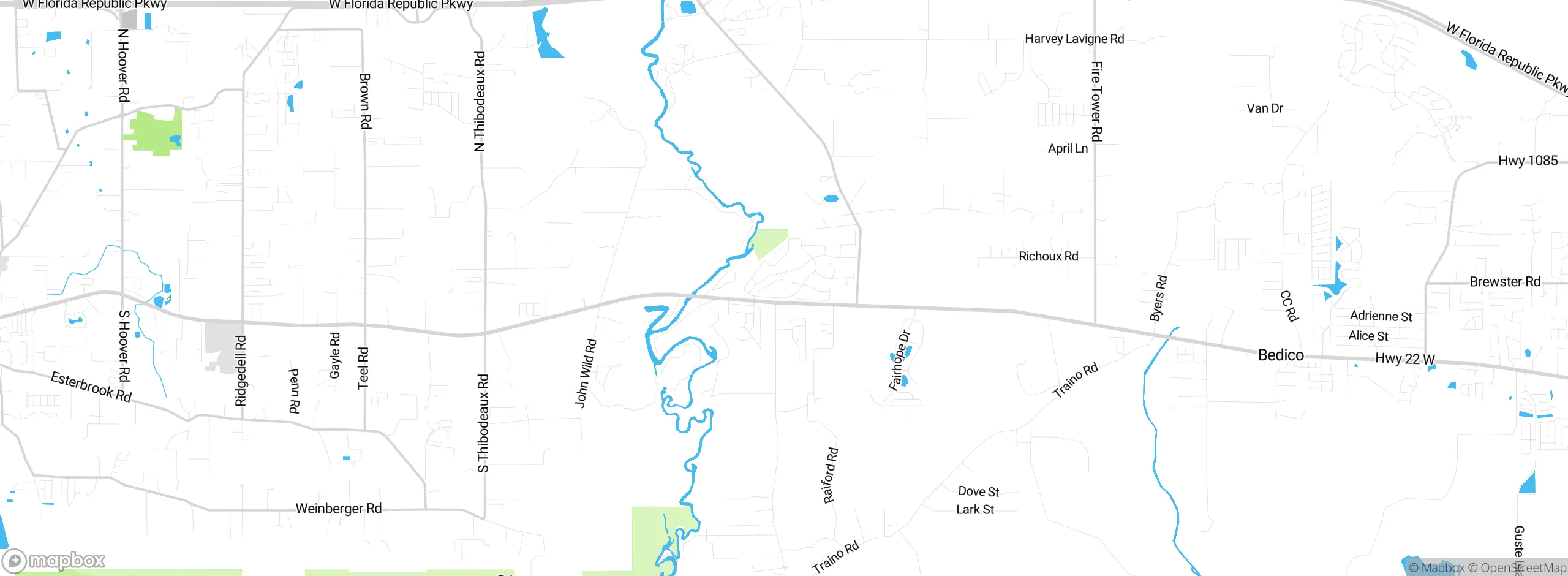 Map showing approximate location