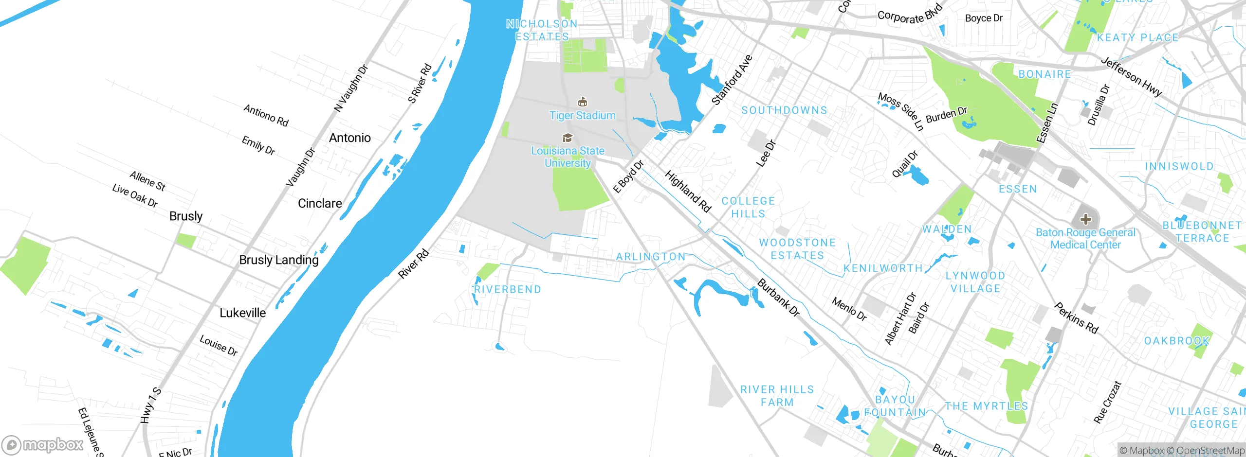 Map showing approximate location