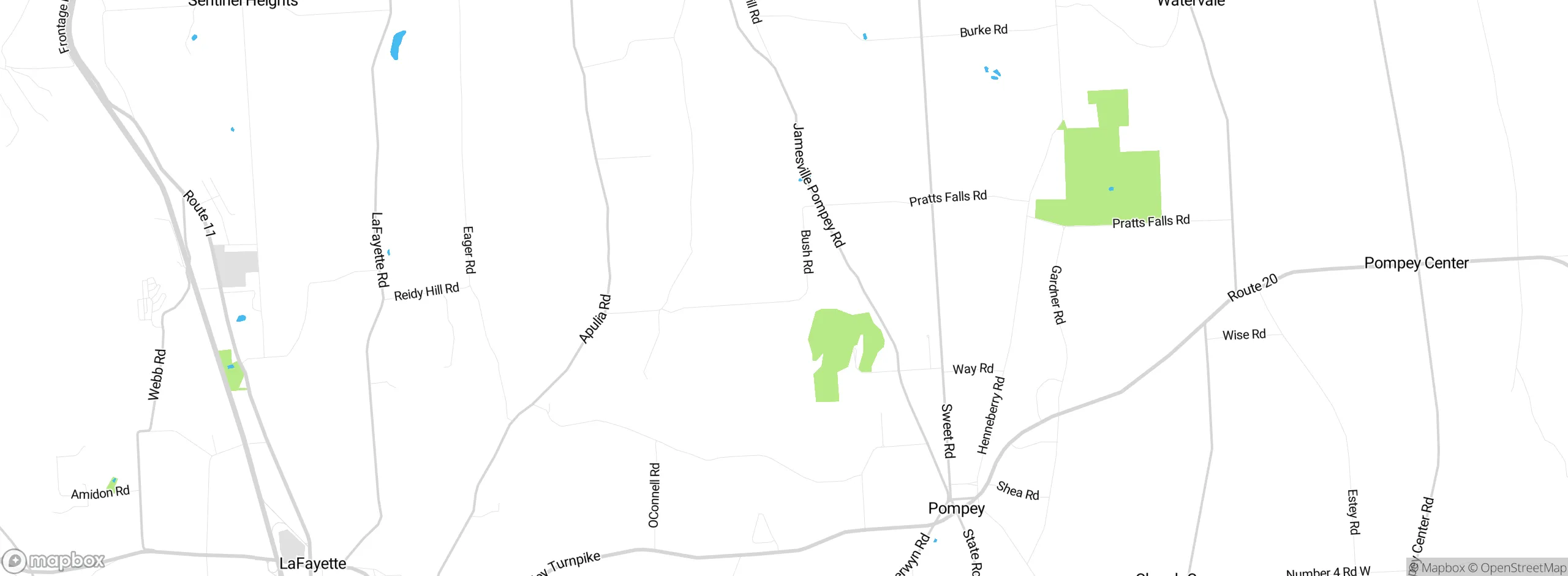 Map showing approximate location