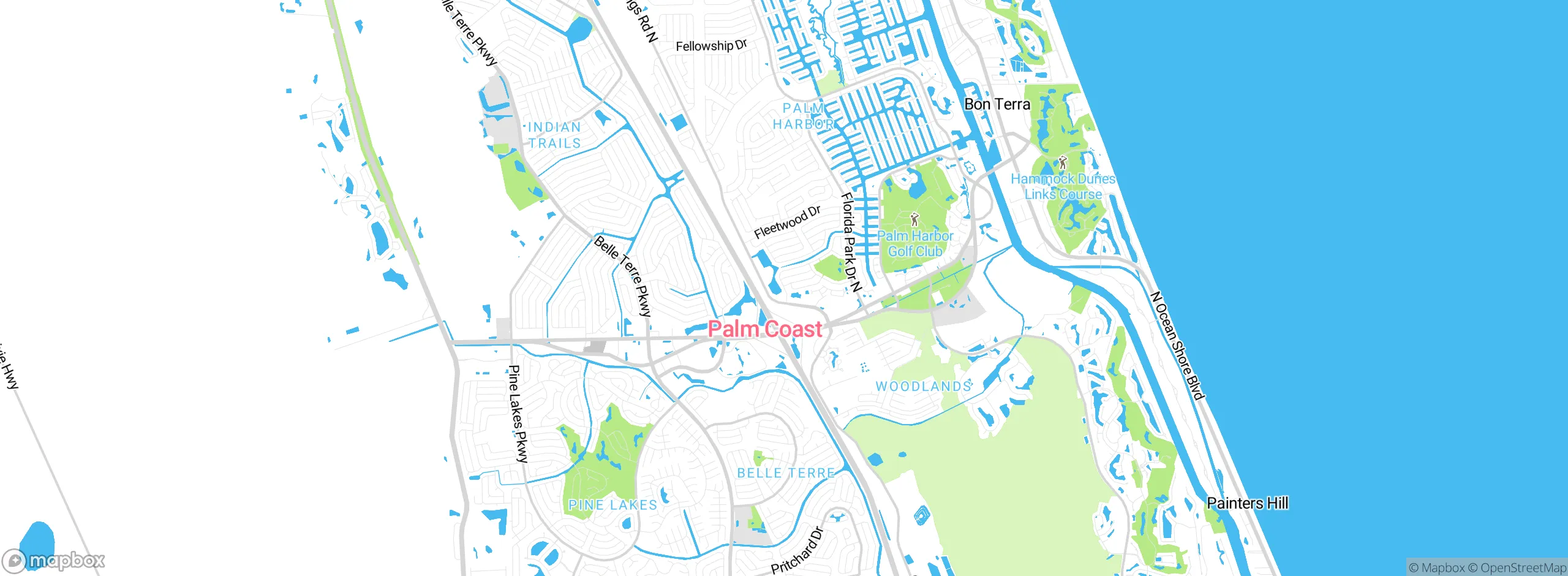 Map showing approximate location