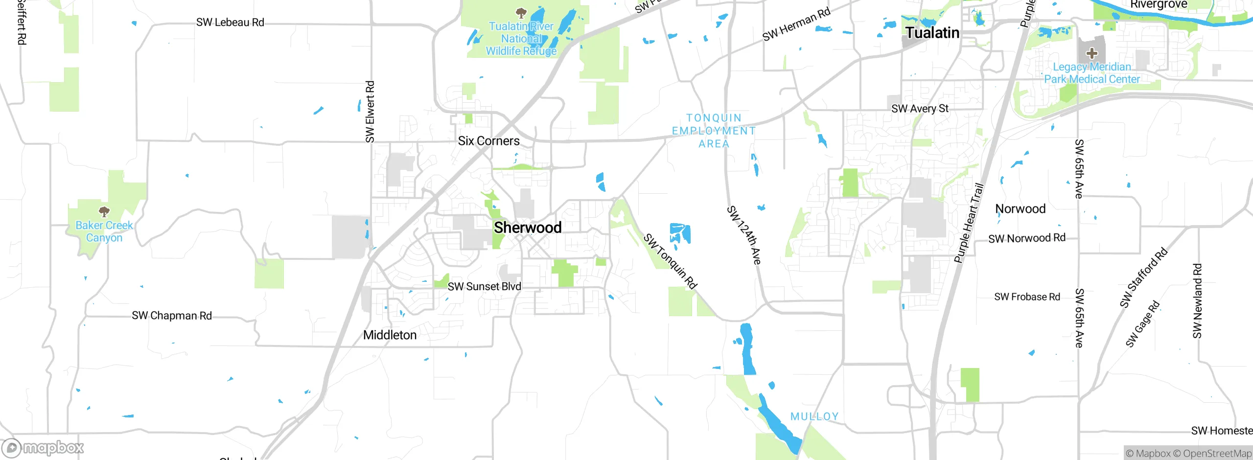 Map showing approximate location