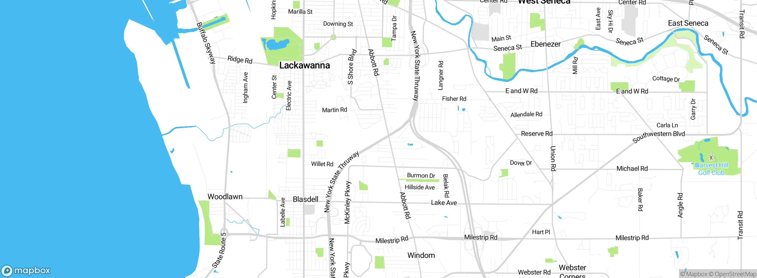 Map showing approximate location