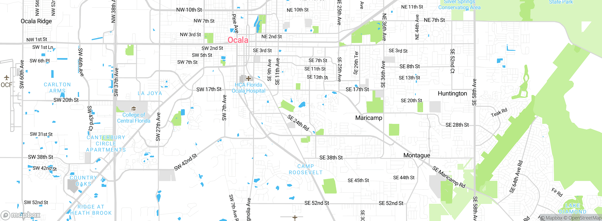 Map showing approximate location