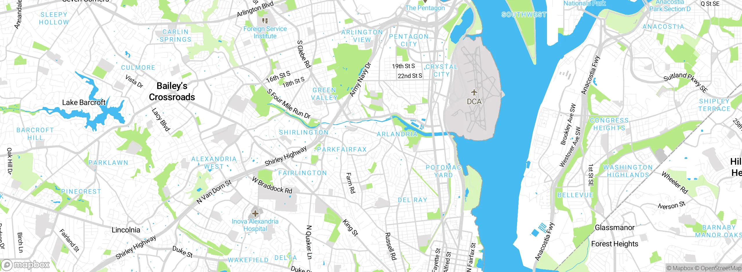 Map showing approximate location