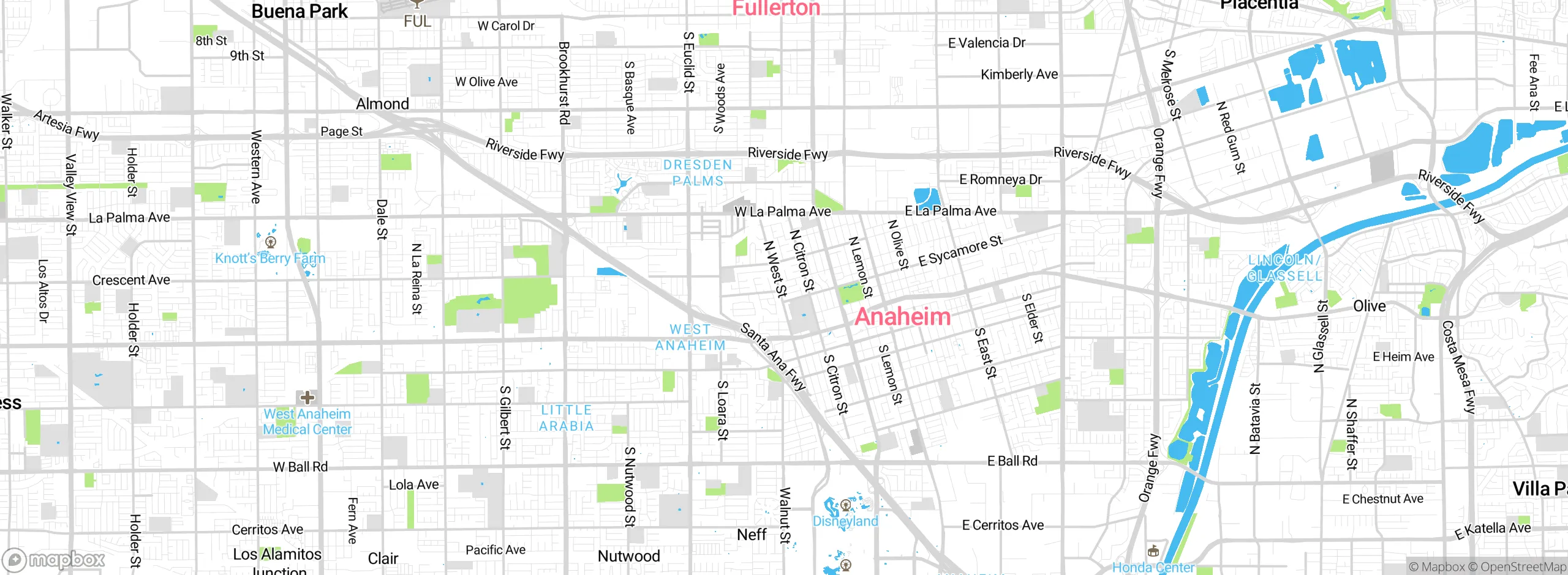 Map showing approximate location