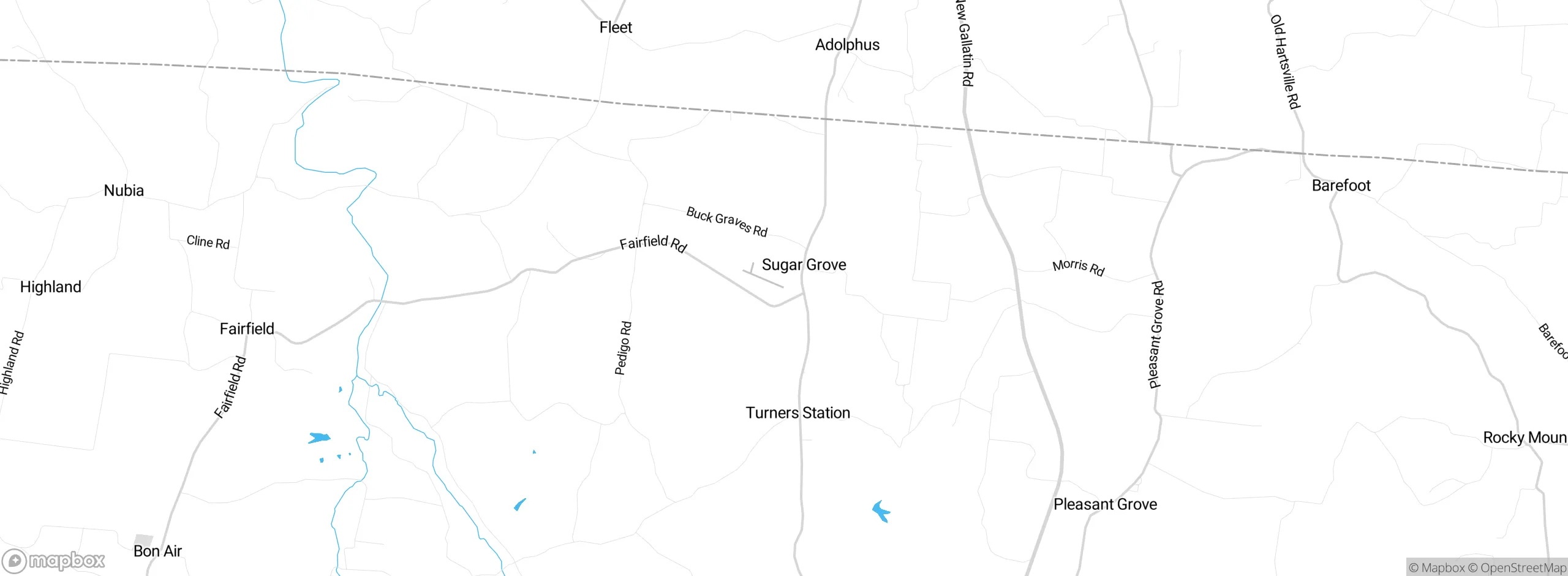 Map showing approximate location