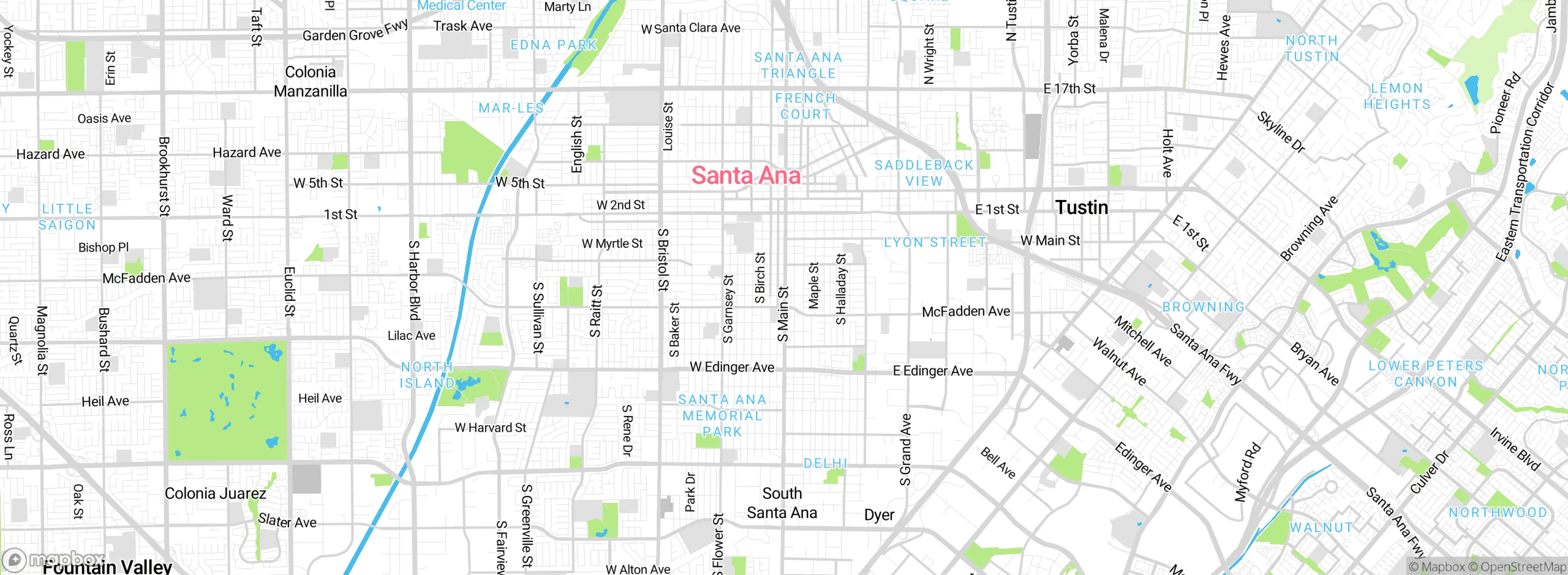 Map showing approximate location