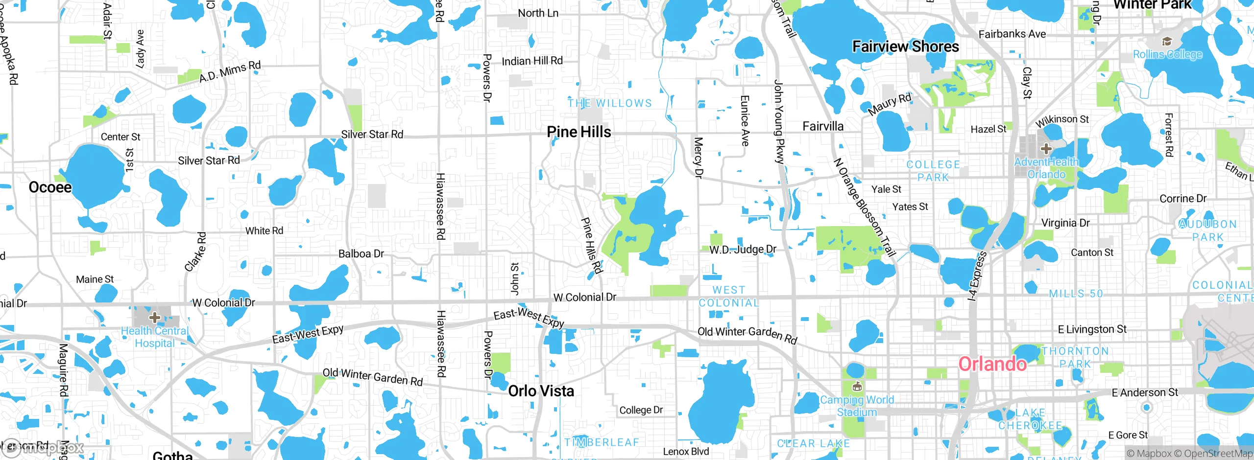 Map showing approximate location