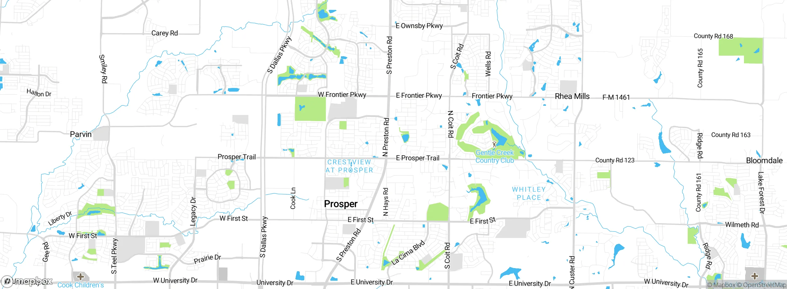 Map showing approximate location