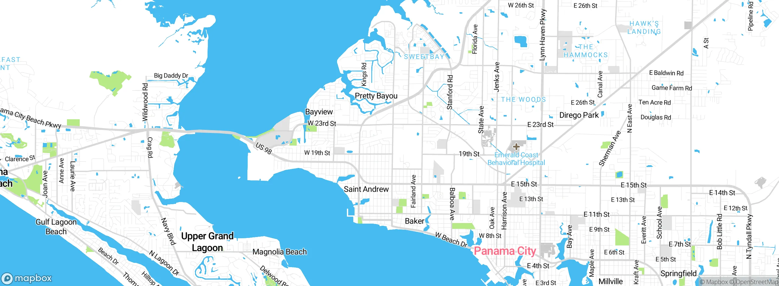 Map showing approximate location