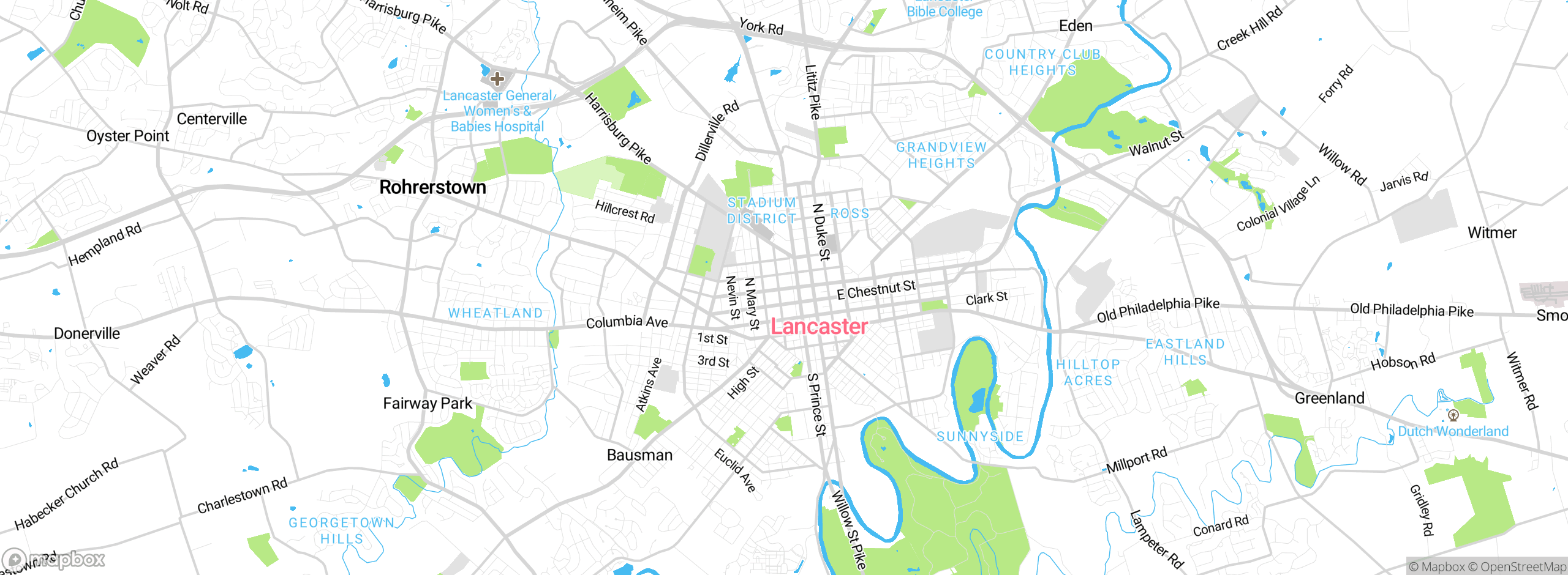 Map showing approximate location