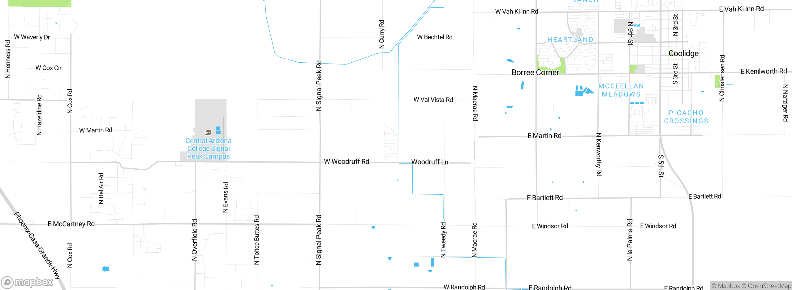 Map showing approximate location