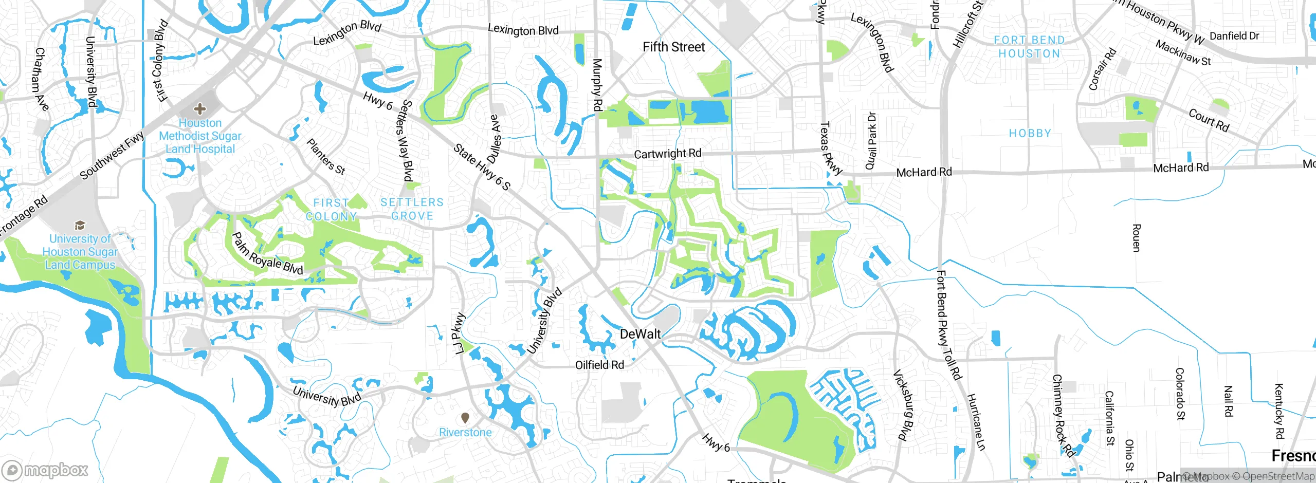 Map showing approximate location